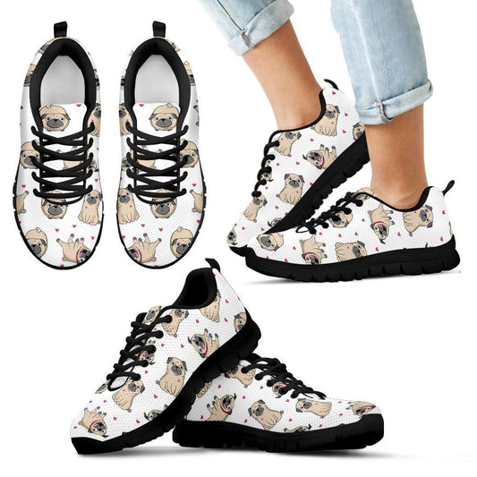 Pug Lover Kid's Sneakers-6teenth World™-Kid's Sneakers-11 CHILD (EU28)-Vibe Cosy™