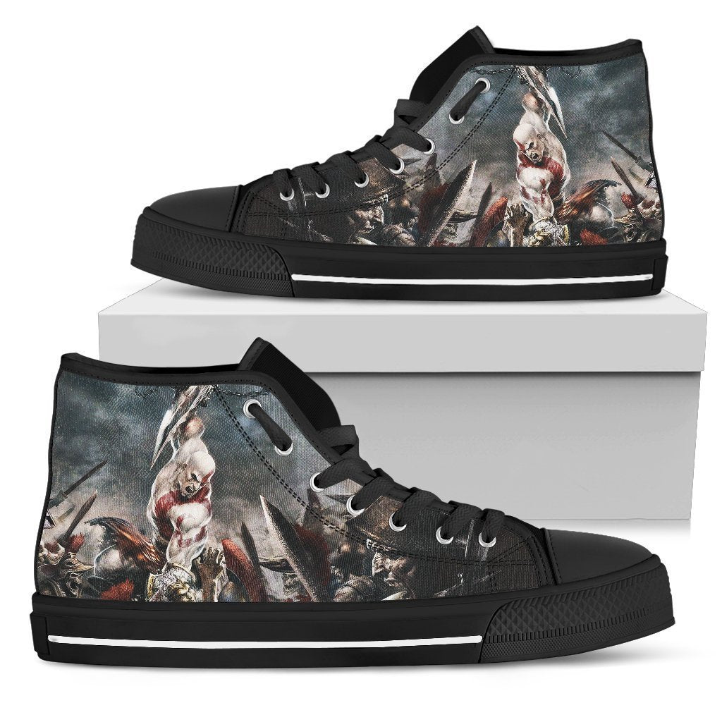 God of War-Shoes-6teenth Outlet-Mens High Top - Black - God of War-US5 (EU38)-Vibe Cosy™