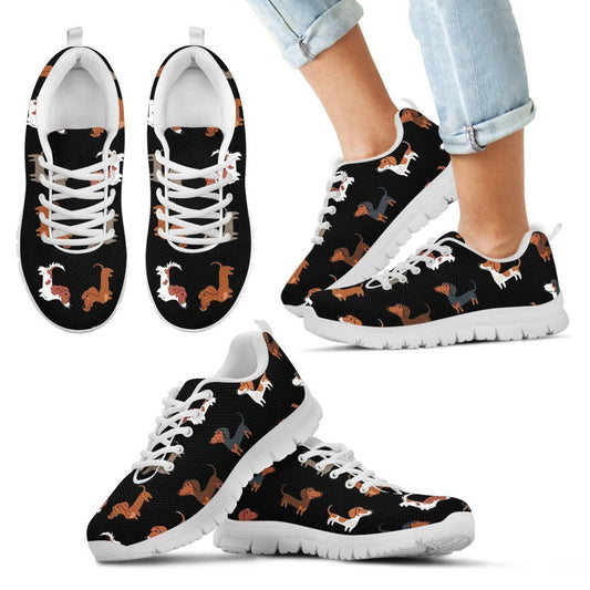 Dachshund Lover Sneaker - Kid's Sneakers-6teenth World™-Kid's Sneakers-11 CHILD (EU28)-Vibe Cosy™