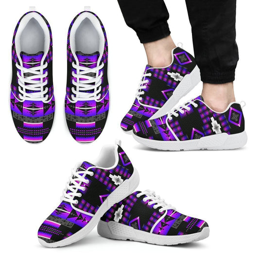 Seven Tribes Purple Thunder Sopo Men's Athletic Sneakers White Sole-6teenth World™-Men's Athletic Sneakers-US5 (EU38)-Vibe Cosy™