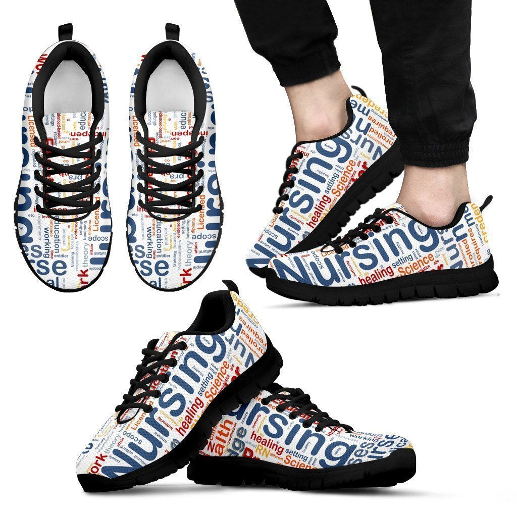 NURSE BLACK men's Sneakers-6teenth World™-Men's Sneakers-US5 (EU38)-Vibe Cosy™
