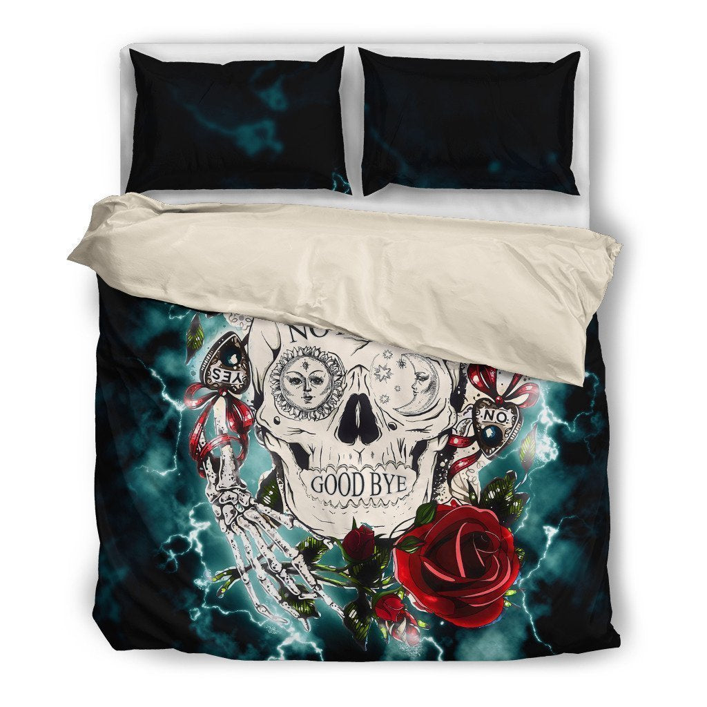 Skull and Bones.-6teenth World™-Bedding Set-Twin-Vibe Cosy™