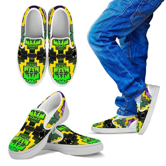 Bird Clan Kid's Slip Ons-6teenth World™-Kid's Slip Ons-11 CHILD (EU28)-Vibe Cosy™