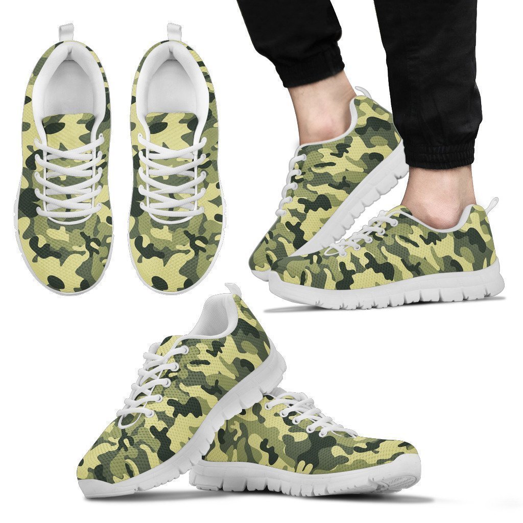 Camo Shoes-Shoes-6teenth Outlet-Men's Sneakers - White - Camo Shoes-US5 (EU38)-Vibe Cosy™