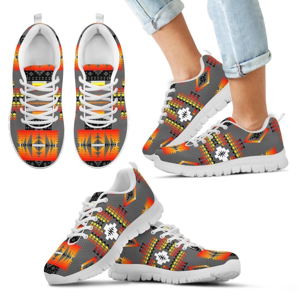 Seven Tribes Gray Sopo Kid's Sneakers White Sole-6teenth World™-Kid's Sneakers-11 CHILD (EU28)-Vibe Cosy™