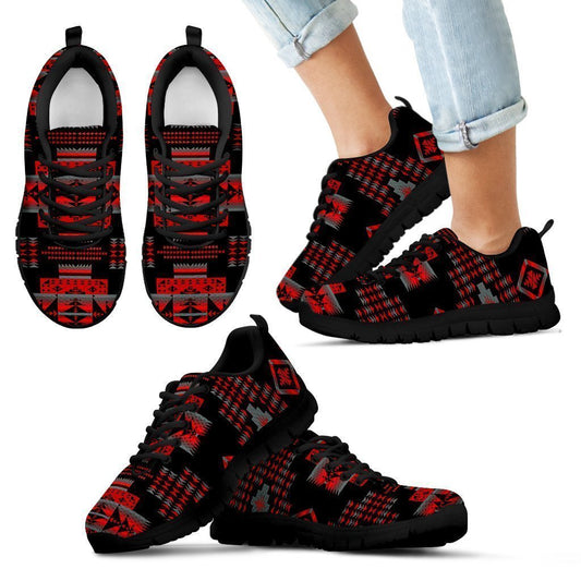 Seven Tribes Red Fire Sopo Kid's Sneakers-6teenth World™-Kid's Sneakers-11 CHILD (EU28)-Vibe Cosy™