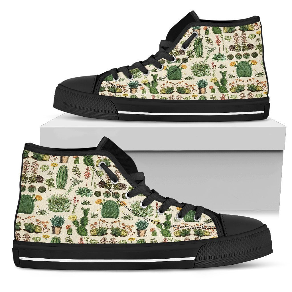 Cacti Shoes PP-HbArts-Mens High Top - Black - Cacti Shoes-US5 (EU38)-Vibe Cosy™