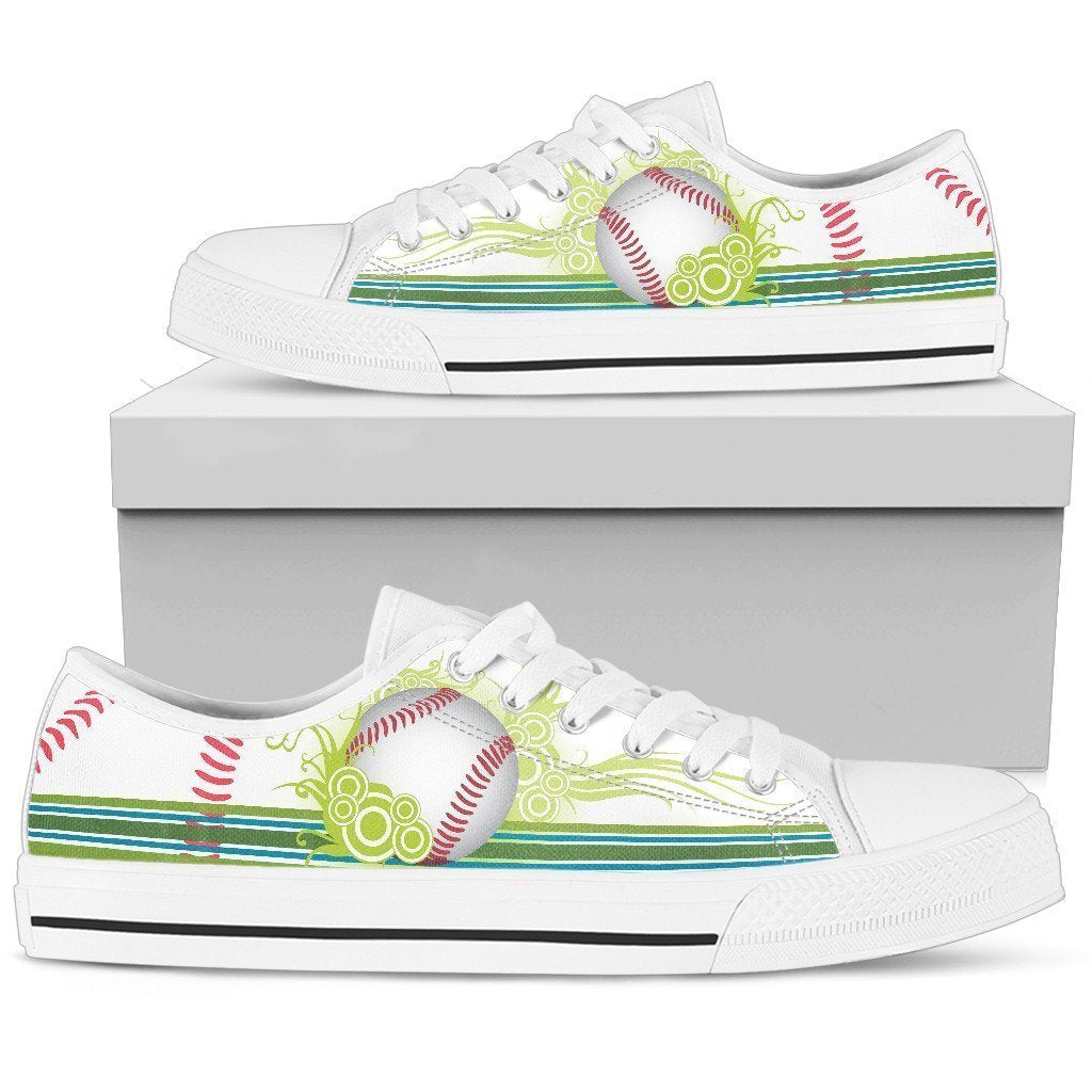 Baseball Women's Low Top Shoe-6teenth World™-Women's Low Top Shoe-US5.5 (EU36)-Vibe Cosy™
