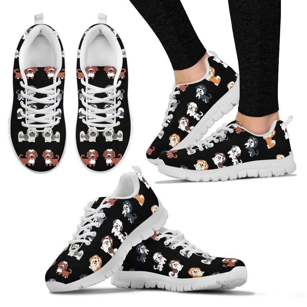 Shih Tzu Lover Women's Sneakers-6teenth World™-Women's Sneakers-US5 (EU35)-Vibe Cosy™
