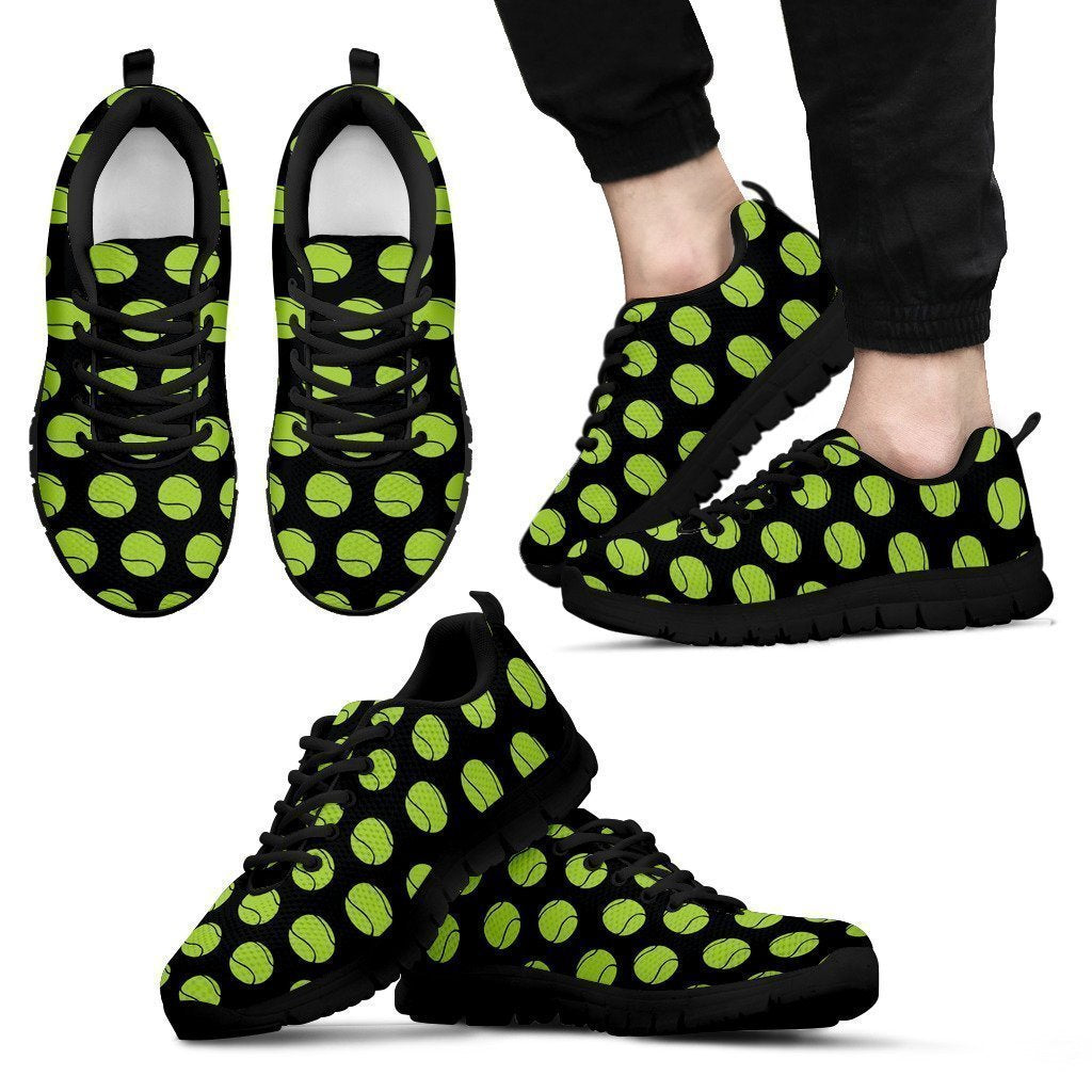 Tennis Shoes-Shoes-6teenth Outlet-Men's Sneakers - Black - Tennis Shoes-US5 (EU38)-Vibe Cosy™