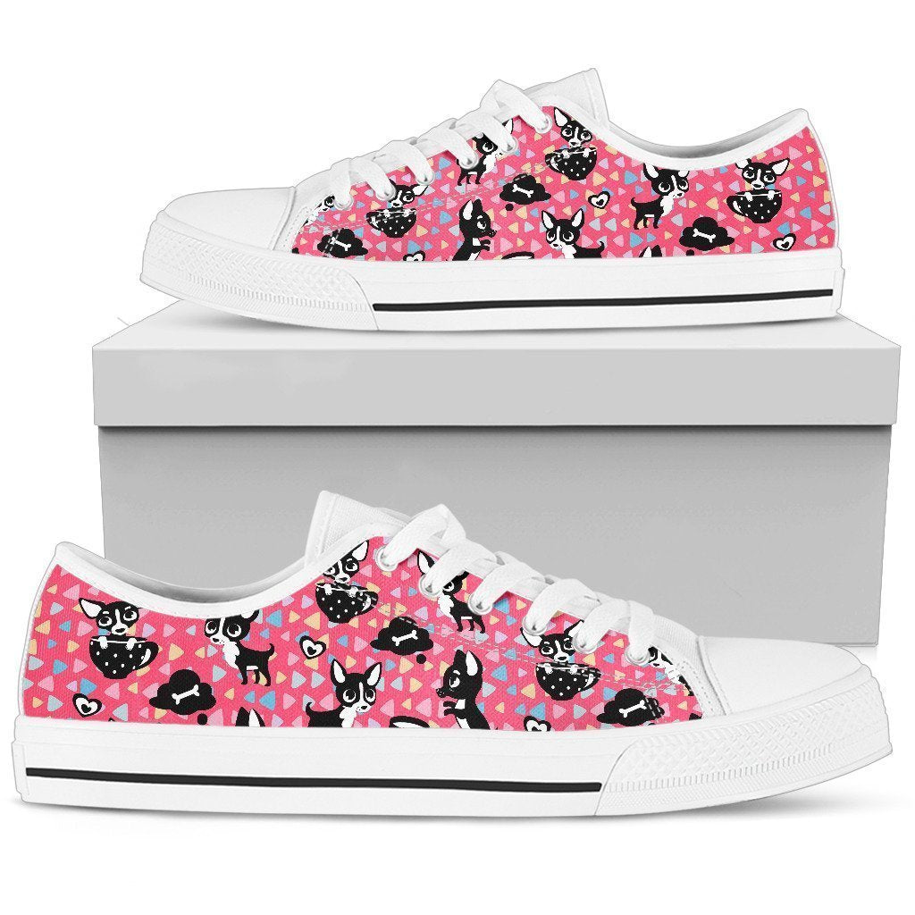 Chihuahua Women's Low Top Shoe-6teenth World™-Women's Low Top Shoe-US5.5 (EU36)-Vibe Cosy™
