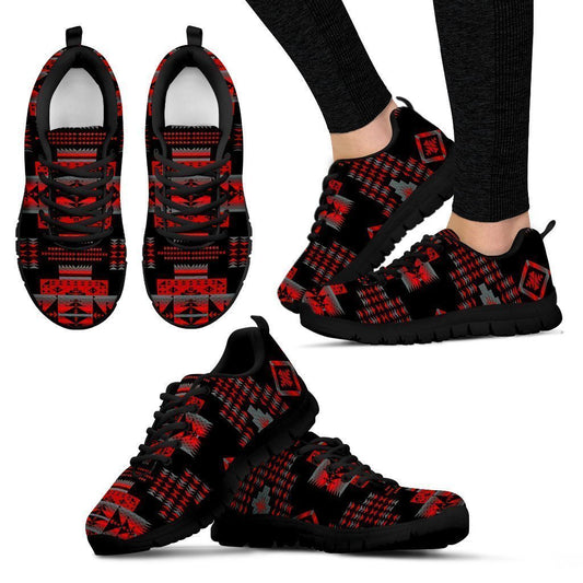 Seven Tribes Red Fire Sopo Women's Sneakers-6teenth World™-Women's Sneakers-US5 (EU35)-Vibe Cosy™