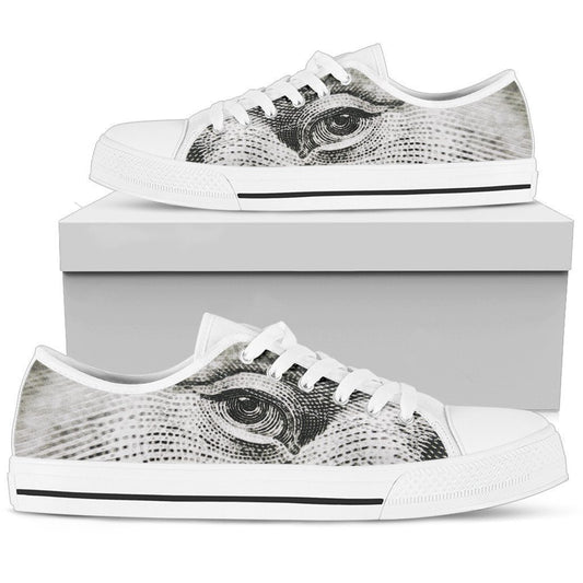 Women's Low Top Shoe Abstract-6teenth World™-Women's Low Top Shoe-US5.5 (EU36)-Vibe Cosy™