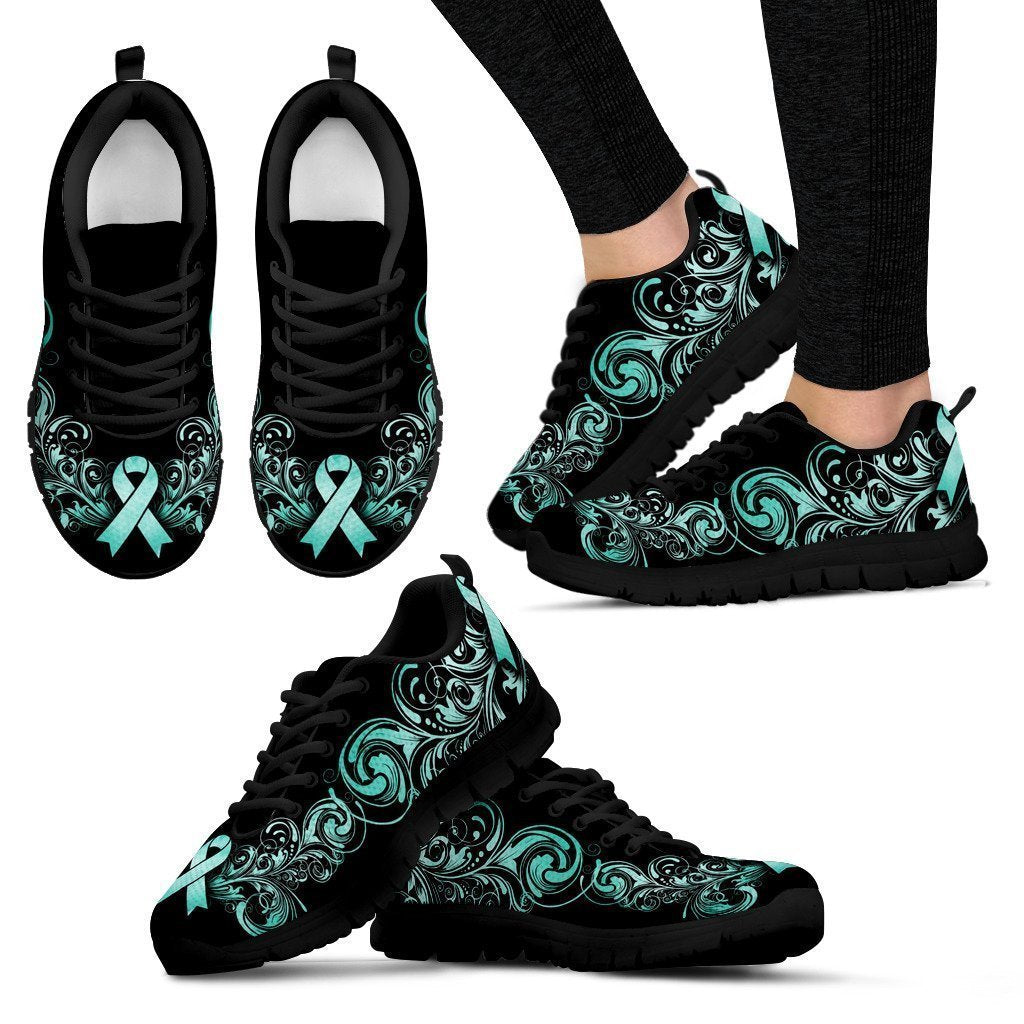 Cervical Cancer Awareness Women's Sneakers-6teenth World™-Women's Sneakers-US5 (EU35)-Vibe Cosy™