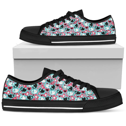 Cats Women's Low Top Shoe-6teenth World™-Women's Low Top Shoe-US5.5 (EU36)-Vibe Cosy™