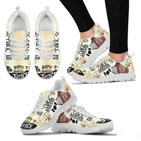 Lawyer Sneakers - White Sole-6teenth World™-Women's Sneakers-US5 (EU35)-Vibe Cosy™