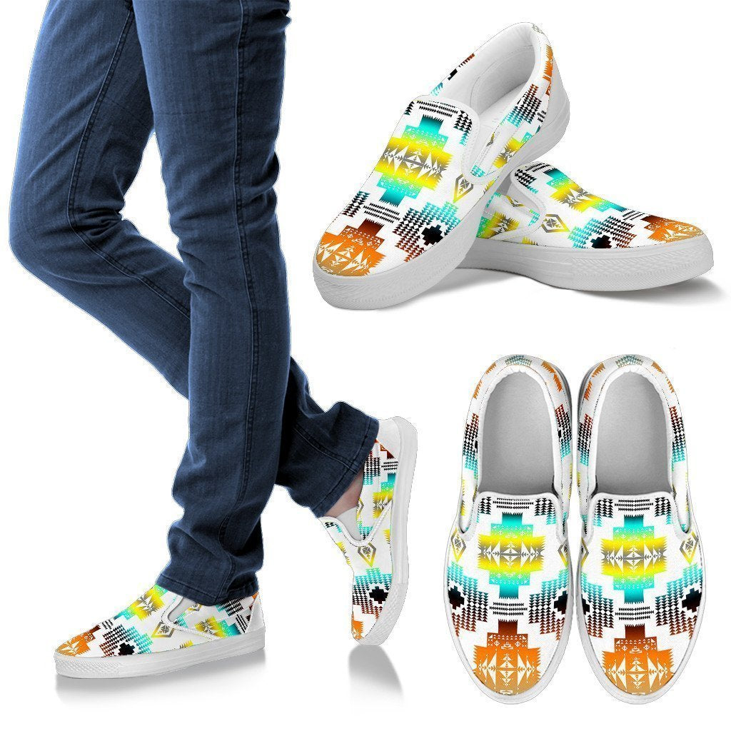 Canyon Frost Men's Slip Ons-6teenth World™-Kid's Sneakers-US8 (EU40)-Vibe Cosy™