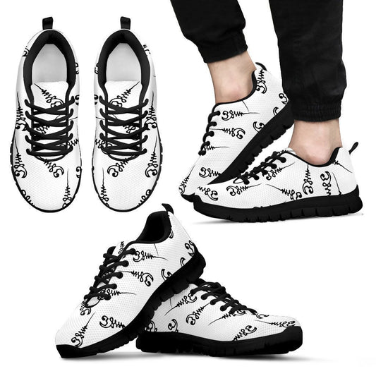 Buddha Yoga Men's Sneakers - Black-6teenth World™-Men's Sneakers-US5 (EU38)-Vibe Cosy™