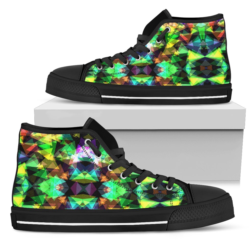 Donna Sneakers Alte Nero-Amaze Style™-Womens High Top - Donna Sneakers Alte Nero-US5.5 (EU36)-Vibe Cosy™