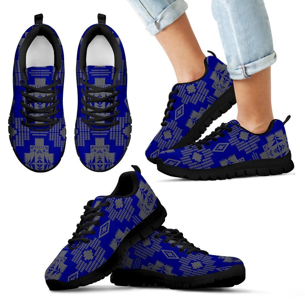 Seven Tribes Blue with Gray Sopo Kid's Sneakers-6teenth World™-Kid's Sneakers-11 CHILD (EU28)-Vibe Cosy™