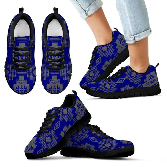 Seven Tribes Blue with Gray Sopo Kid's Sneakers-6teenth World™-Kid's Sneakers-11 CHILD (EU28)-Vibe Cosy™