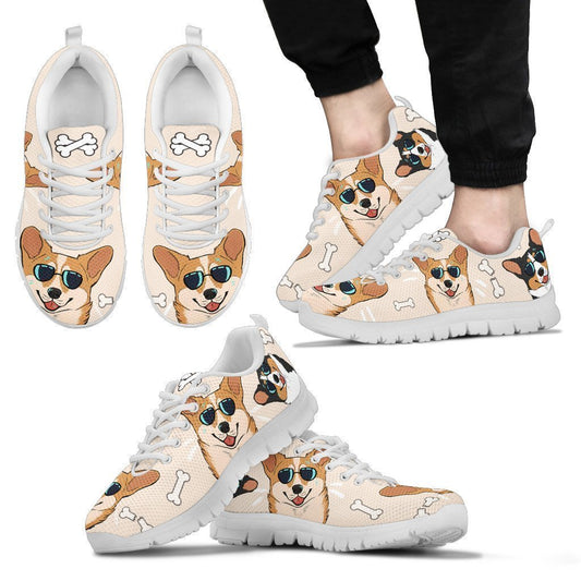 Corgi Men's Sneakers-6teenth World™-Men's Sneakers-US5 (EU38)-Vibe Cosy™