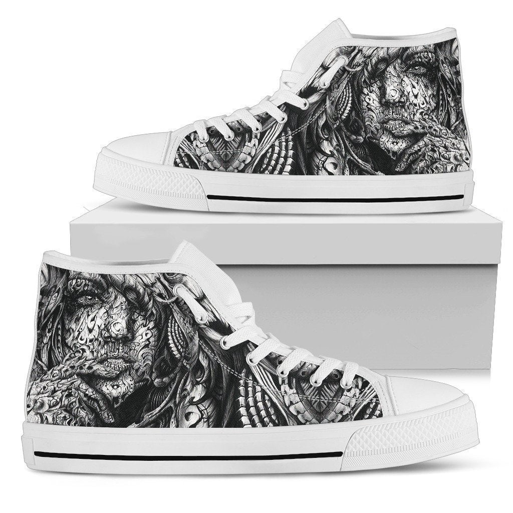 Everlasting Start-Shoes-6teenth Outlet-Womens High Top - White - Everlasting Start-US5.5 (EU36)-Vibe Cosy™