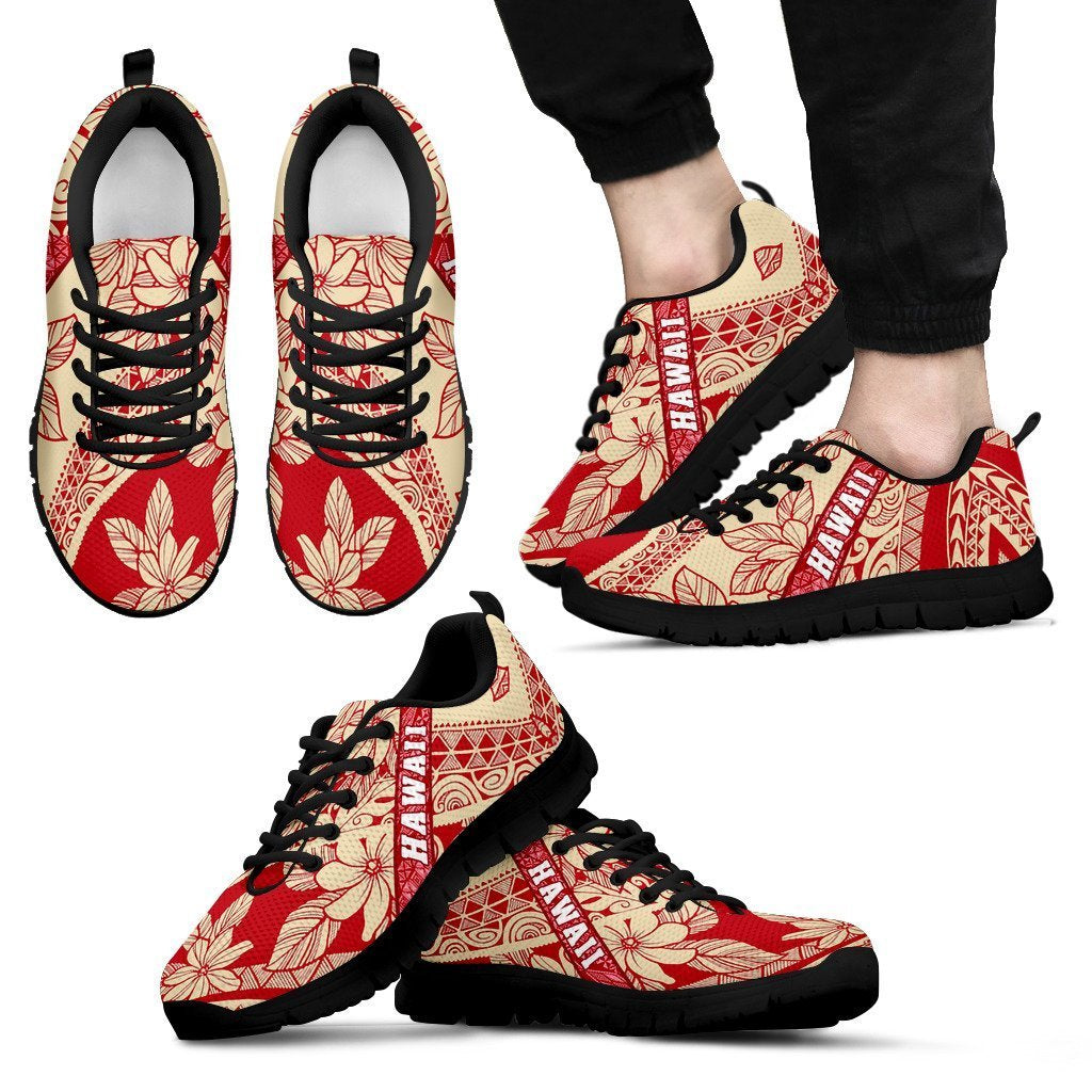 Hawaii Polynesian Sneakers 09 - AH - J9-SNEAKERS-Alohawaii-Men's Sneakers-US5 (EU38)-Black-Vibe Cosy™