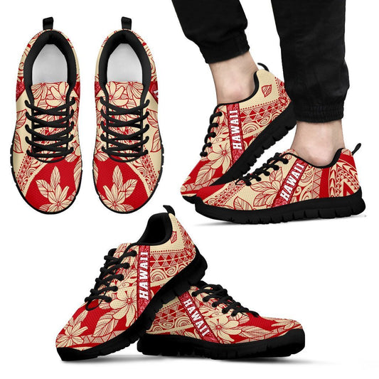 Hawaii Polynesian Sneakers 09 - AH - J9-SNEAKERS-Alohawaii-Men's Sneakers-US5 (EU38)-Black-Vibe Cosy™