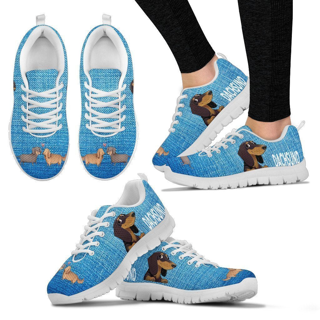 Dachshund Women's Sneakers-6teenth World™-Women's Sneakers-US5 (EU35)-Vibe Cosy™
