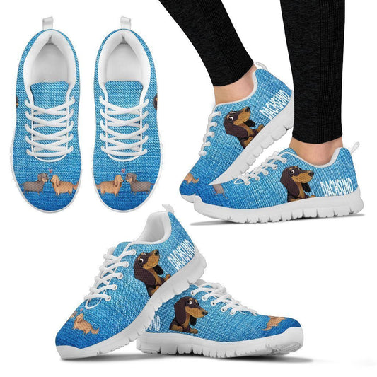 Dachshund Women's Sneakers-6teenth World™-Women's Sneakers-US5 (EU35)-Vibe Cosy™