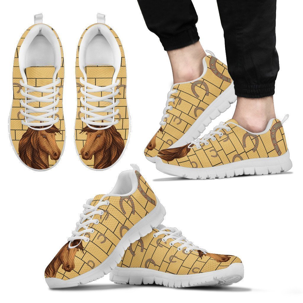Horse Lovely men's Sneakers-6teenth World™-Men's Sneakers-US5 (EU38)-Vibe Cosy™