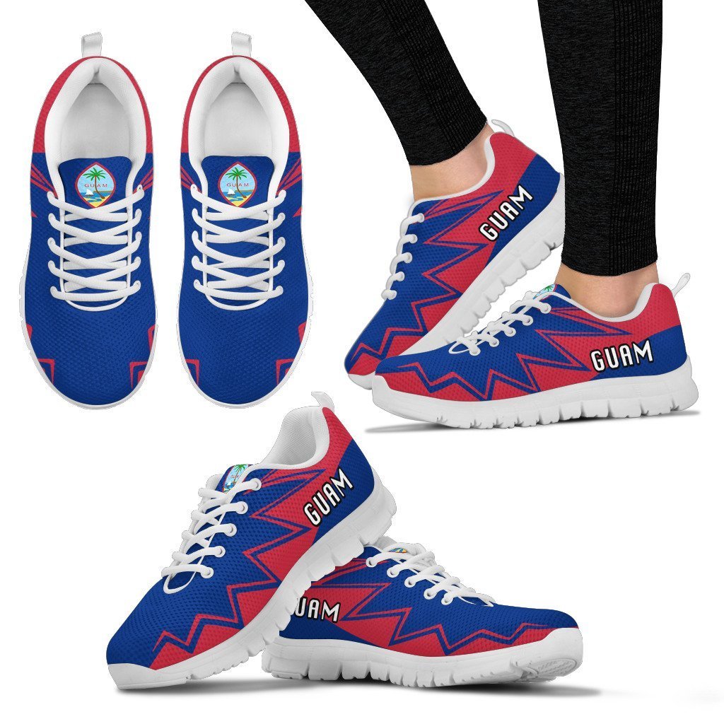 Guam Sneakers - Thunder Style - BN04-SNEAKERS-Polynesian Print-Women-US5 (EU35)-White-Vibe Cosy™