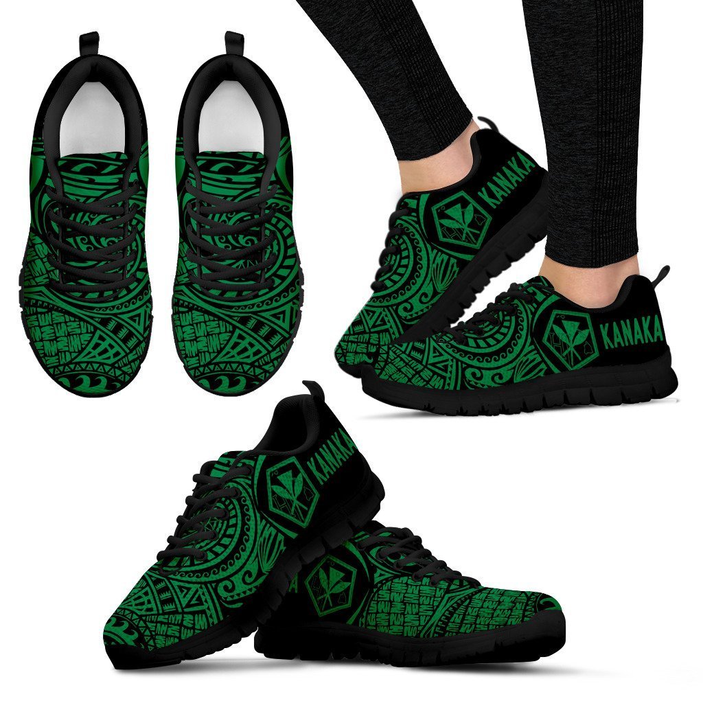 Kanaka Polynesian Sneakers 06 - J4-SNEAKERS-Alohawaii-Women's Sneakers-US5 (EU35)-Black-Vibe Cosy™