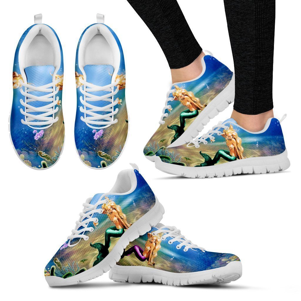 Mermaid Women's Sneakers Style 1-6teenth World™-Women's Sneakers-US5 (EU35)-Vibe Cosy™