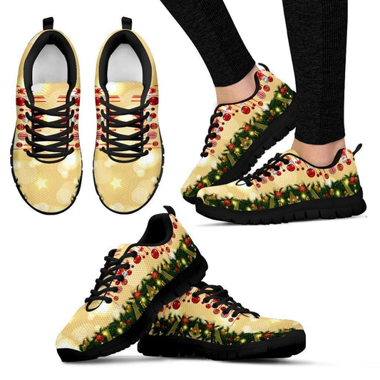 Balls of Christmas Women's Sneakers-6teenth World™-Women's Sneakers-US5 (EU35)-Vibe Cosy™