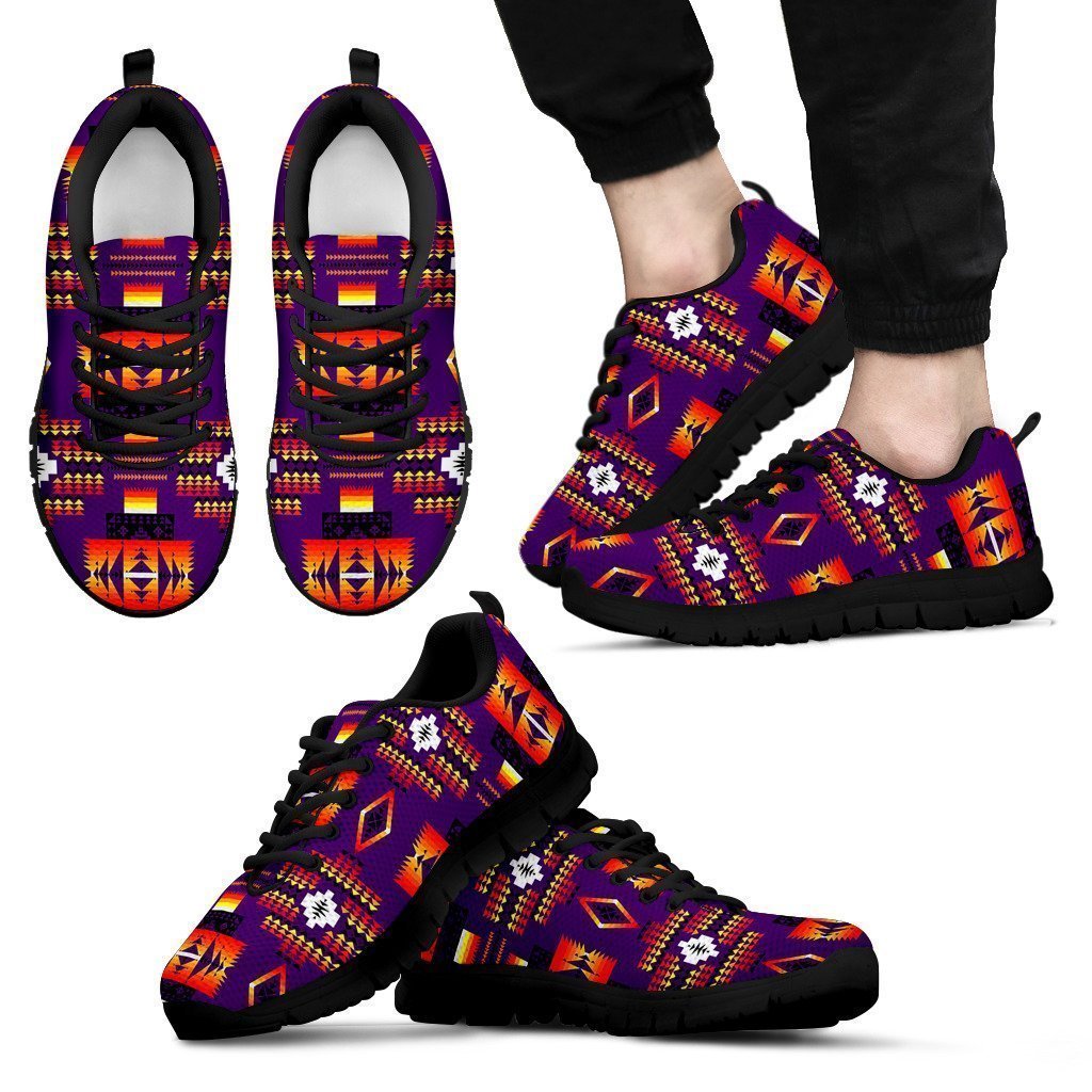 Seven Tribes Purple Sopo Men's Sneakers-6teenth World™-Men's Sneakers-US5 (EU38)-Vibe Cosy™
