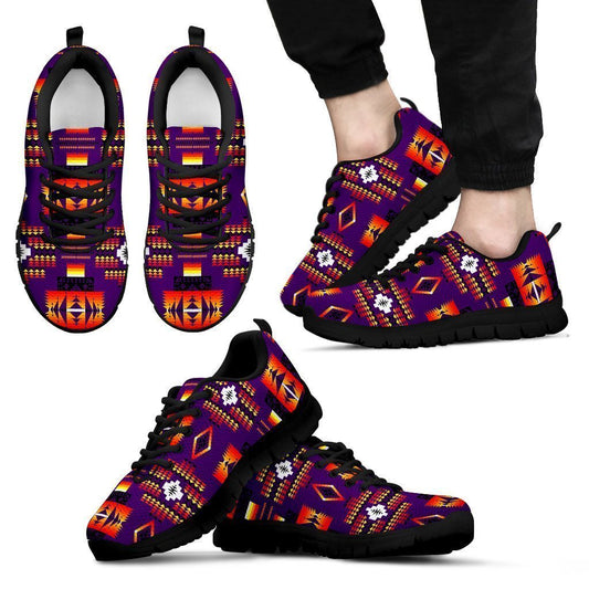 Seven Tribes Purple Sopo Men's Sneakers-6teenth World™-Men's Sneakers-US5 (EU38)-Vibe Cosy™