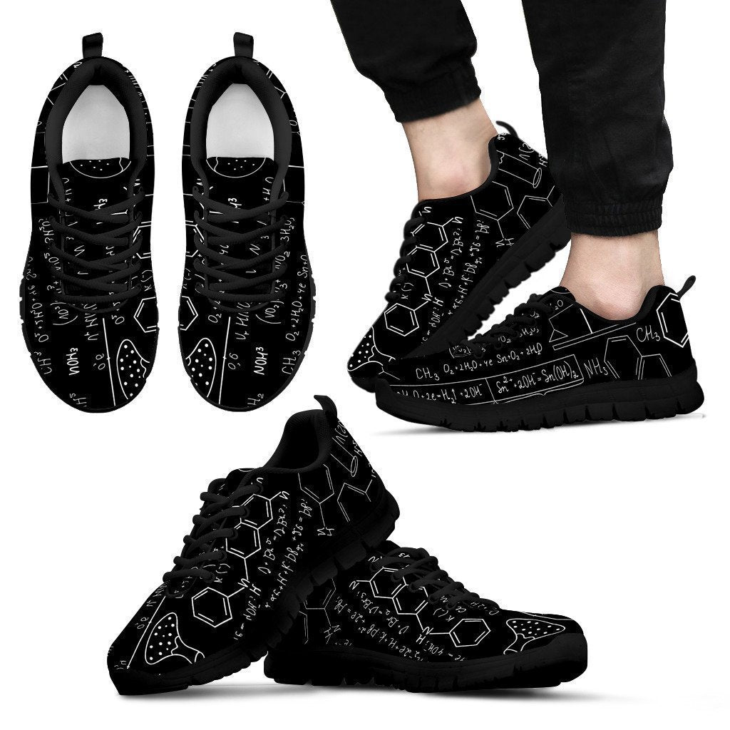 Chemistry Love Comfy Sneakers-Ocean Gadget™-Men's - Black Sole-US5 (EU38)-Vibe Cosy™