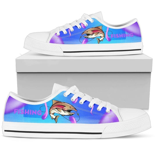 Fishing Women's Low Top Shoe-6teenth World™-Women's Low Top Shoe-US5.5 (EU36)-Vibe Cosy™