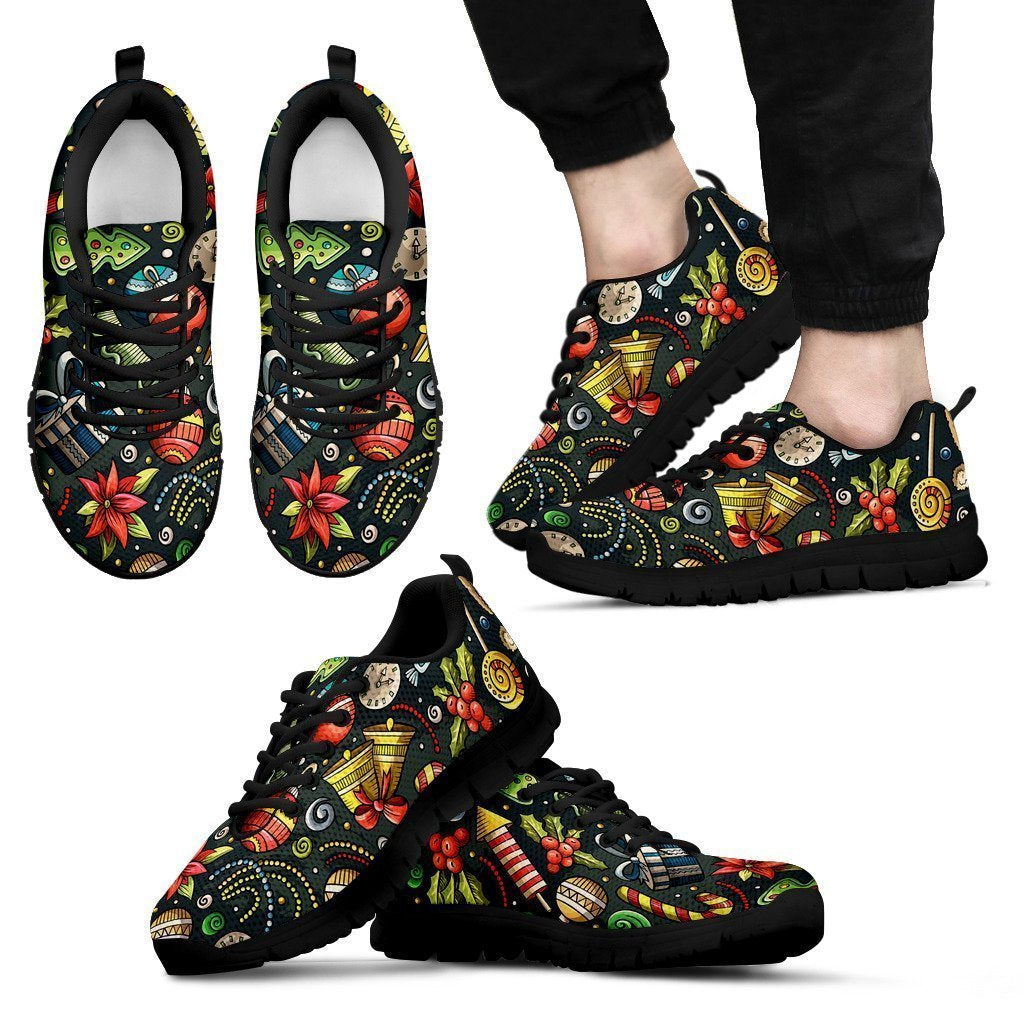Christmas Ornaments Sneakers-6teenth World™-Men's Sneakers-US5 (EU38)-Vibe Cosy™
