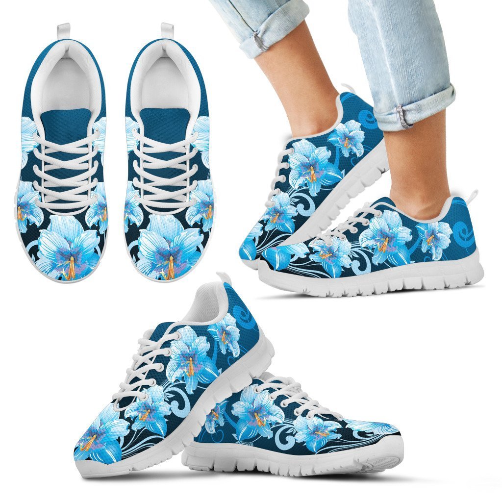 Hibiscus Sneakers 02 - AH-SNEAKERS-Alohawaii-Kid's Sneakers-11 CHILD (EU28)-White-Vibe Cosy™