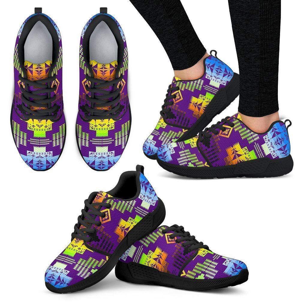 Purple Shades Women's Athletic Sneakers-6teenth World™-Women's Athletic Sneakers-US5 (EU35)-Vibe Cosy™