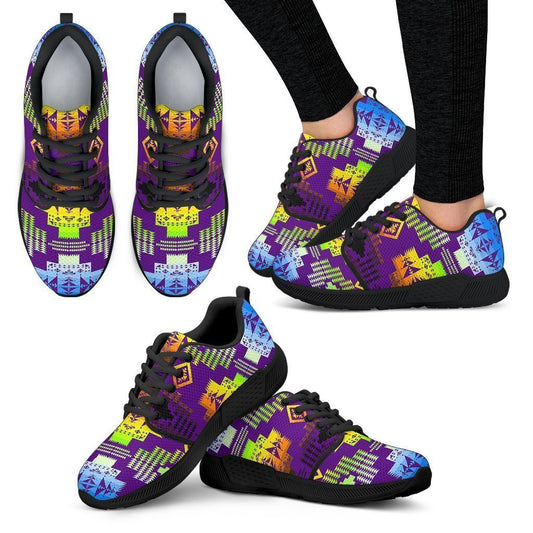 Purple Shades Women's Athletic Sneakers-6teenth World™-Women's Athletic Sneakers-US5 (EU35)-Vibe Cosy™