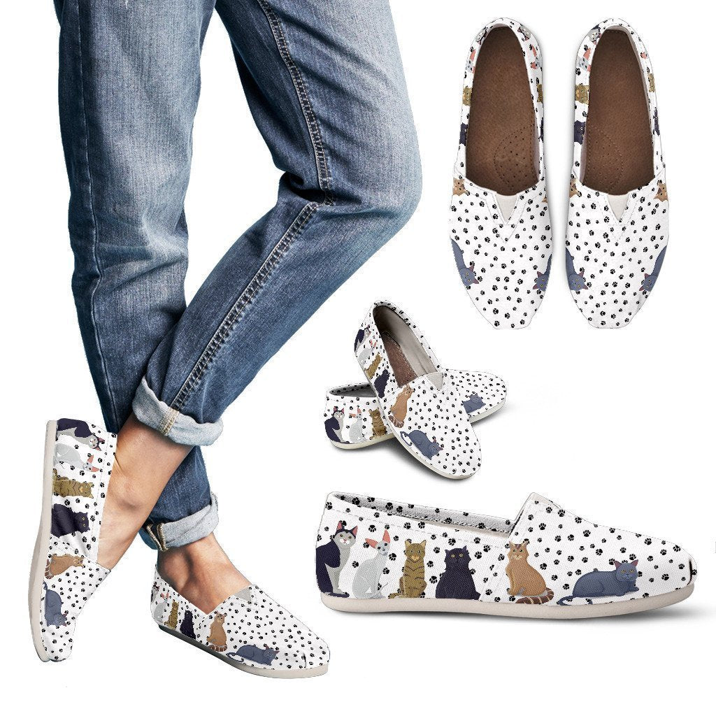 Cats & Paws Women's Casual Shoes-6teenth World™-Women's Casual Shoes-US6 (EU36)-Vibe Cosy™