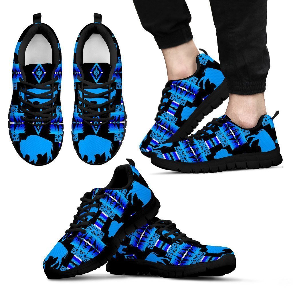 Midnight Lake Buffalo Men's Sneakers-6teenth World™-Men's Sneakers-US5 (EU38)-Vibe Cosy™