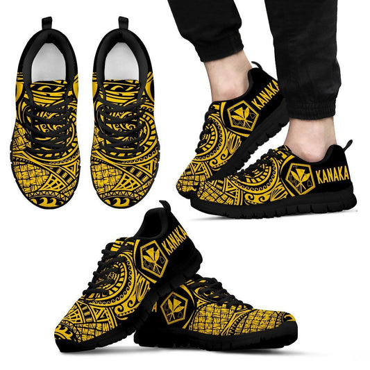 Kanaka Polynesian Sneakers 05 - J4-SNEAKERS-Alohawaii-Men's Sneakers-US5 (EU38)-Black-Vibe Cosy™