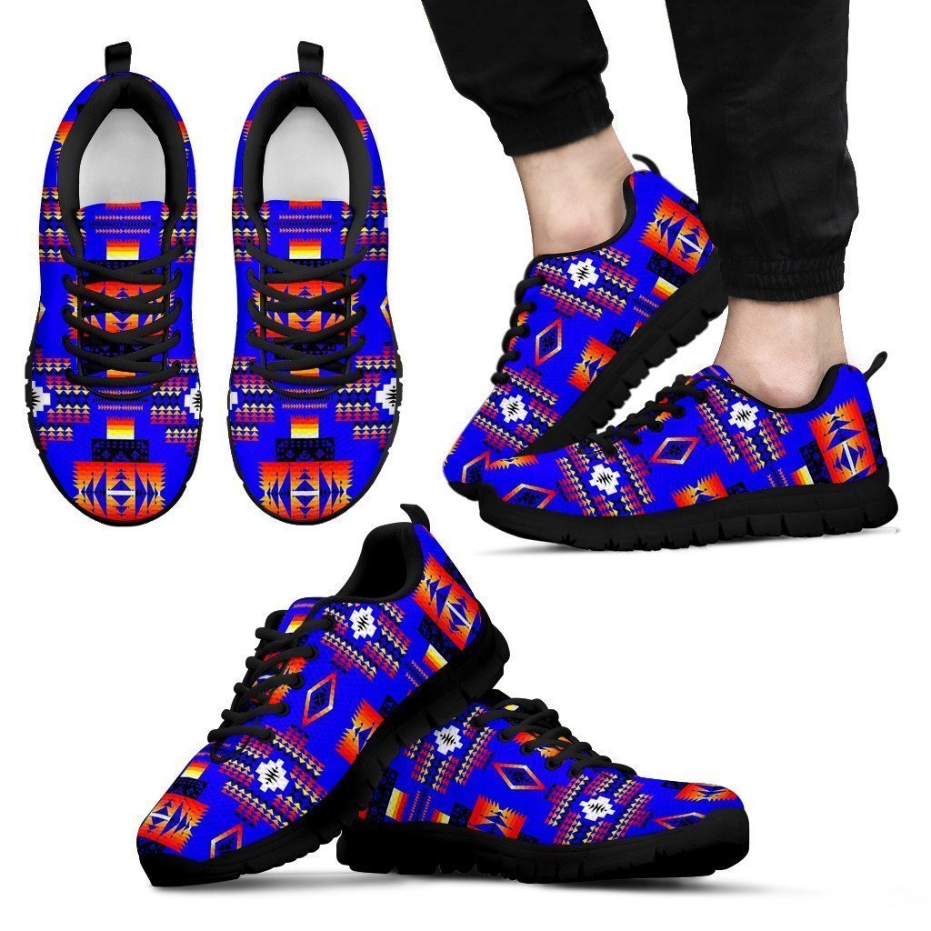 Seven Tribes Blue Sopo Men's Sneakers-6teenth World™-Men's Sneakers-US5 (EU38)-Vibe Cosy™