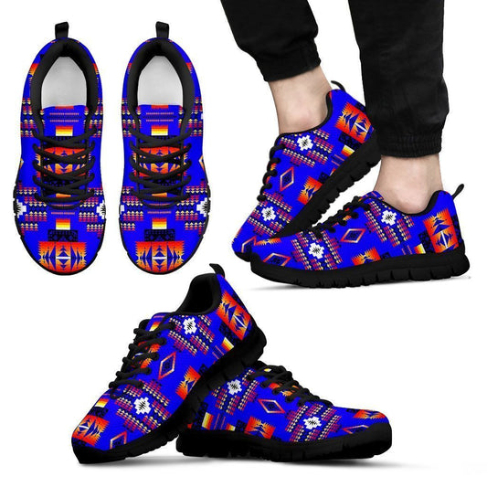 Seven Tribes Blue Sopo Men's Sneakers-6teenth World™-Men's Sneakers-US5 (EU38)-Vibe Cosy™