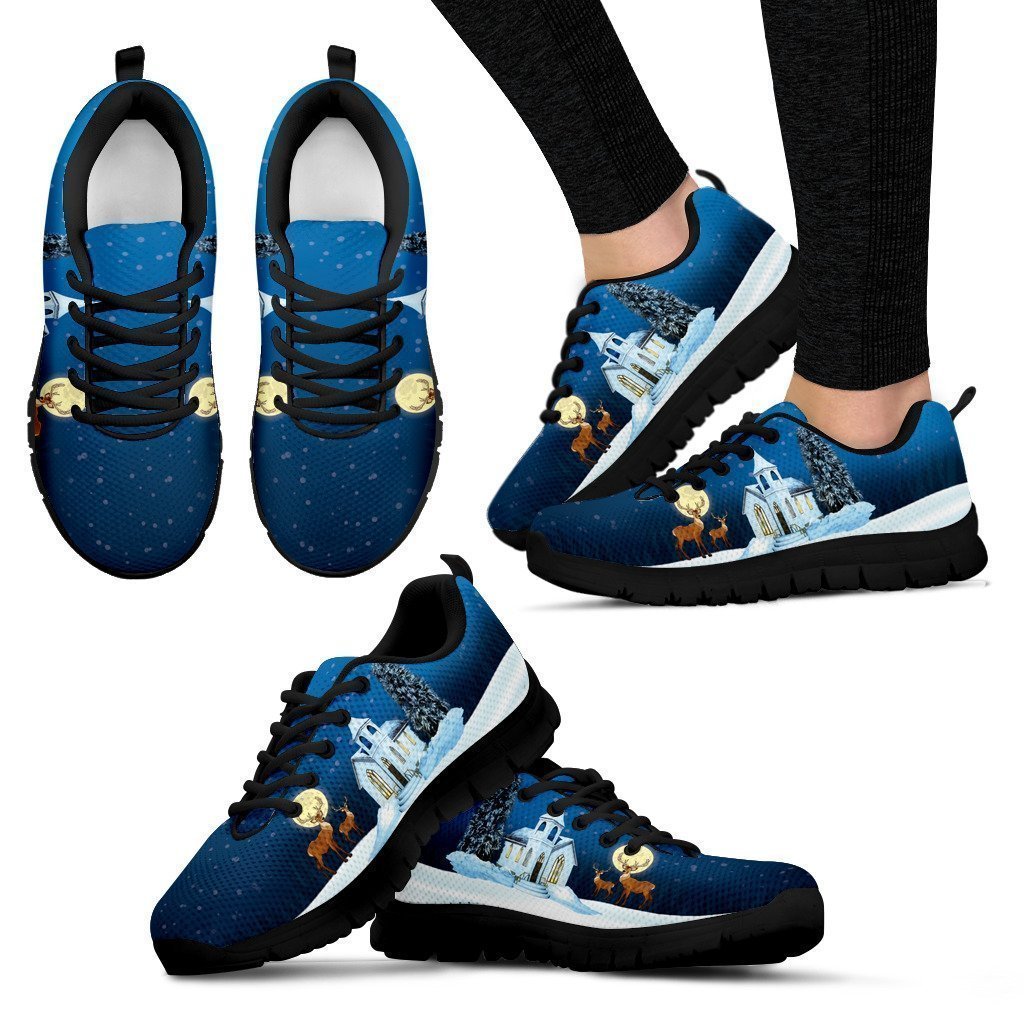 Christmas Night Women's Sneakers-6teenth World™-Women's Sneakers-US5 (EU35)-Vibe Cosy™